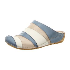 Pantoletten - Gemini - blau-kombi