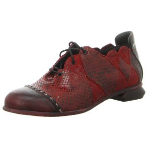 Schnrschuhe - Simen - rot-kombi