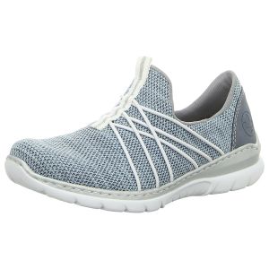 Slipper - Rieker - blau-kombi
