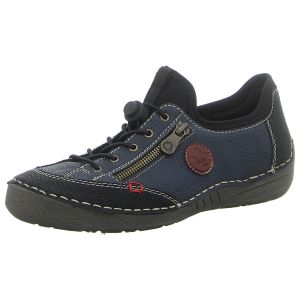 Schnrschuhe - Rieker - blau kombi