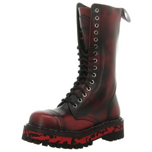 Stiefeletten - Steady's - rot-kombi
