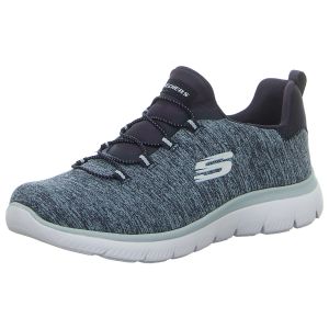 Slipper - Skechers - Summits-Quick Getaway - navy light blue