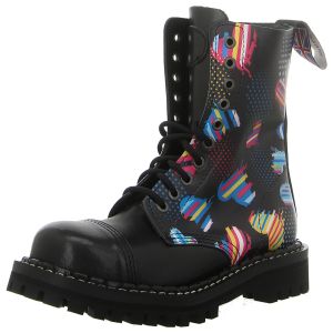 Stiefeletten - Steady's - black hearts - black hearts