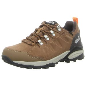 Outdoor-Schuhe - Jack Wolfskin - Refugio Texapore Low - braun-kombi