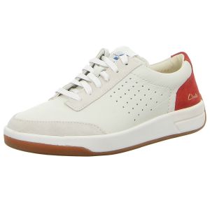 Sneaker - Clarks - Hero Air Lace - white/red
