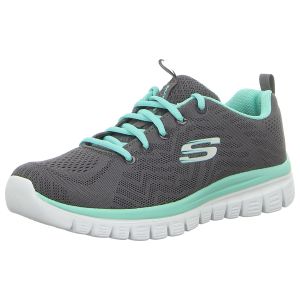 Sneaker - Skechers - charcoal/green