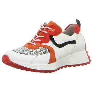 Schnrschuhe - Waldlufer - H-Pinky - weiss schw. organge