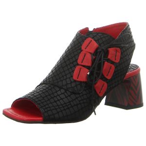 Sandaletten - Simen - schwarz/rot