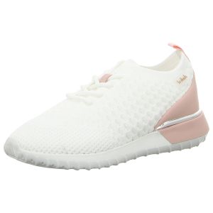Sneaker - La Strada - white knitted/pink heelcap