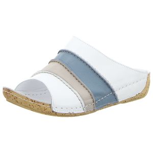 Pantoletten - Gemini - weiss/mineral