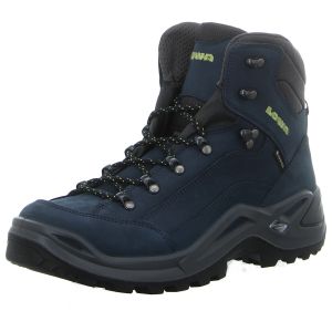 Outdoor-Schuhe - Lowa - Renegade GTX MID - dunkelblau/limone