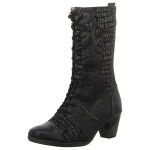 Stiefeletten - Remonte - schwarz kombi