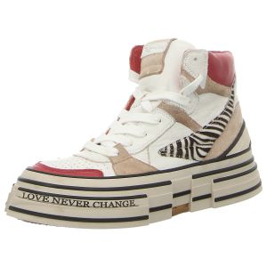 Sneaker - Rebecca White - beige savana papavero/pony zebra