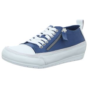 Schnrschuhe - Andrea Conti - jeans/wei