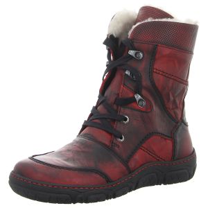 Stiefeletten - Krisbut - rot-kombi