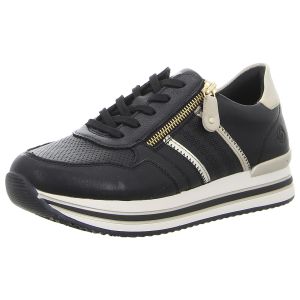 Schnrschuhe - Remonte - nero/gold/muschel/sc