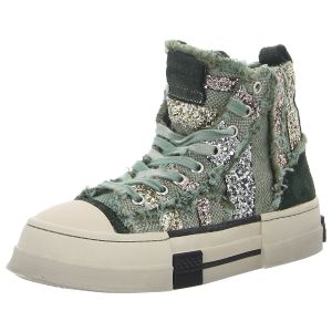 Sneaker - Rebecca White - mix glitter green