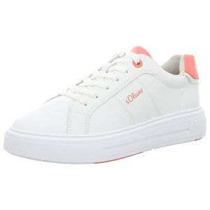 Sneaker - S.Oliver - white/coral