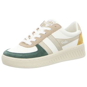 Sneaker - Gola - Grandslam Quadrant - off white/evergreen/gold/sun