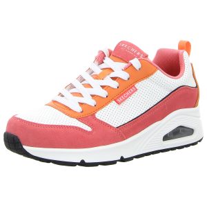 Sneaker - Skechers - Uno-2 Much Fun - pink/orange&white