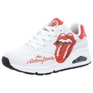 Sneaker - Skechers - Uno - Rolling Stones - white/red