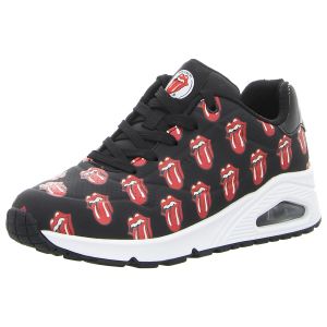 Sneaker - Skechers - Uno - Say It Loud - black/black & red