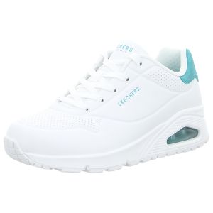 Sneaker - Skechers - Uno - Pop Back - white mint