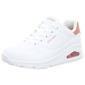 Sneaker - Skechers - Uno - white/hot coral