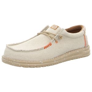 Schnrschuhe - Hey Dude - Wally Coastline Jute - silver