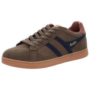 Sneaker - Gola - Equipe II Suede - dark taupe/navy/rust