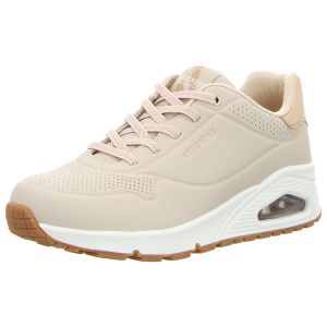 Schnrschuhe - Skechers - Uno - Shimmer Away - natural, rose gold