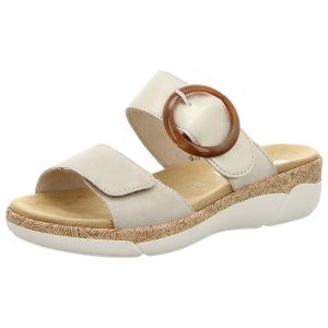 Pantoletten - Remonte - beige kombi