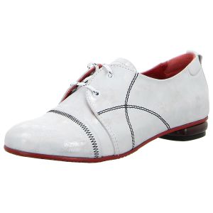 Schnrschuhe - Simen - silbern/rot