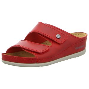Pantoletten - Dr. Brinkmann - Villora - rot