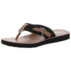 Zehentrenner - Tamaris - black/muskat
