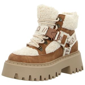 Stiefeletten - Buffalo - Aspen Com Mid Warm - beige/cognac