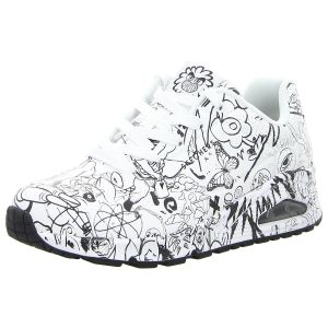 Sneaker - Skechers - Uno Process Sketch - white/black