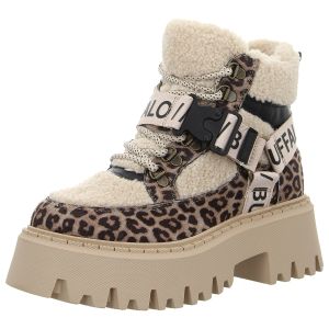 Stiefeletten - Buffalo - Aspen Com Mid - beige/black/leo