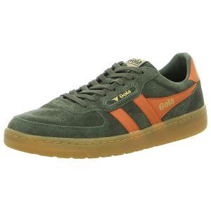 Sneaker - Gola - Hawk Suede �86 - dark khaki/moody orange/gum
