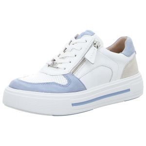 Schn�rschuhe - Caprice - jeans white