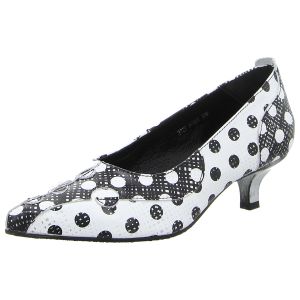 Pumps - Simen - wei� schwarz
