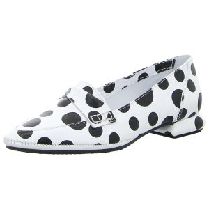 Slipper - Simen - wei� schwarz