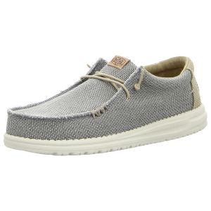 Schn�rschuhe - Hey Dude - Wally Braided - flannel grey/olive grey