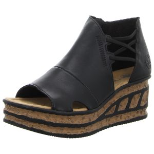 Sandaletten - Rieker - schwarz