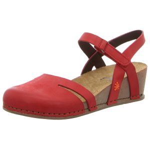 Sandaletten - Art - I live - red