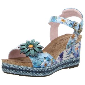 Sandaletten - Laura Vita - Facyo 75 - bleu