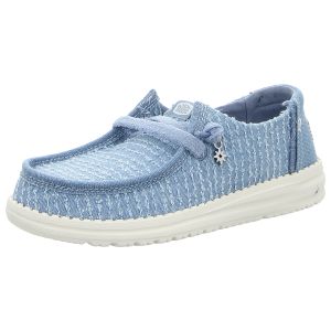 Schn�rschuhe - Hey Dude - Wendy Frayed Canvas - faded denim