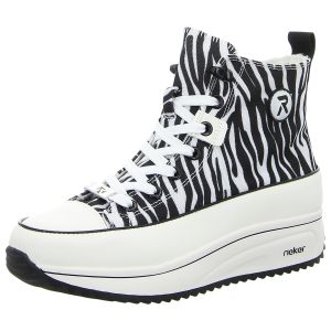 Stiefeletten - Rieker - weiss kombi