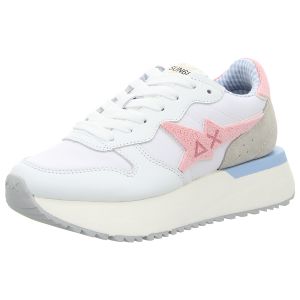 Sneaker - Sun68 - Big Stargirl Spongee - white/pink