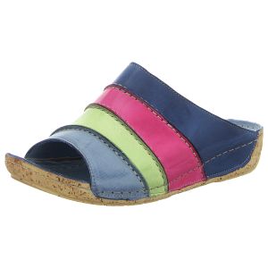 Pantoletten - Gemini - jeans/kiwi